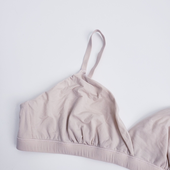 Skims Cream Unlined Mesh Bralette - Picture 2 of 7